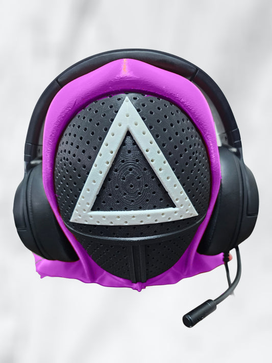 Squid Games Headphones Holder | 3D Printed | Bust Decor Collectible