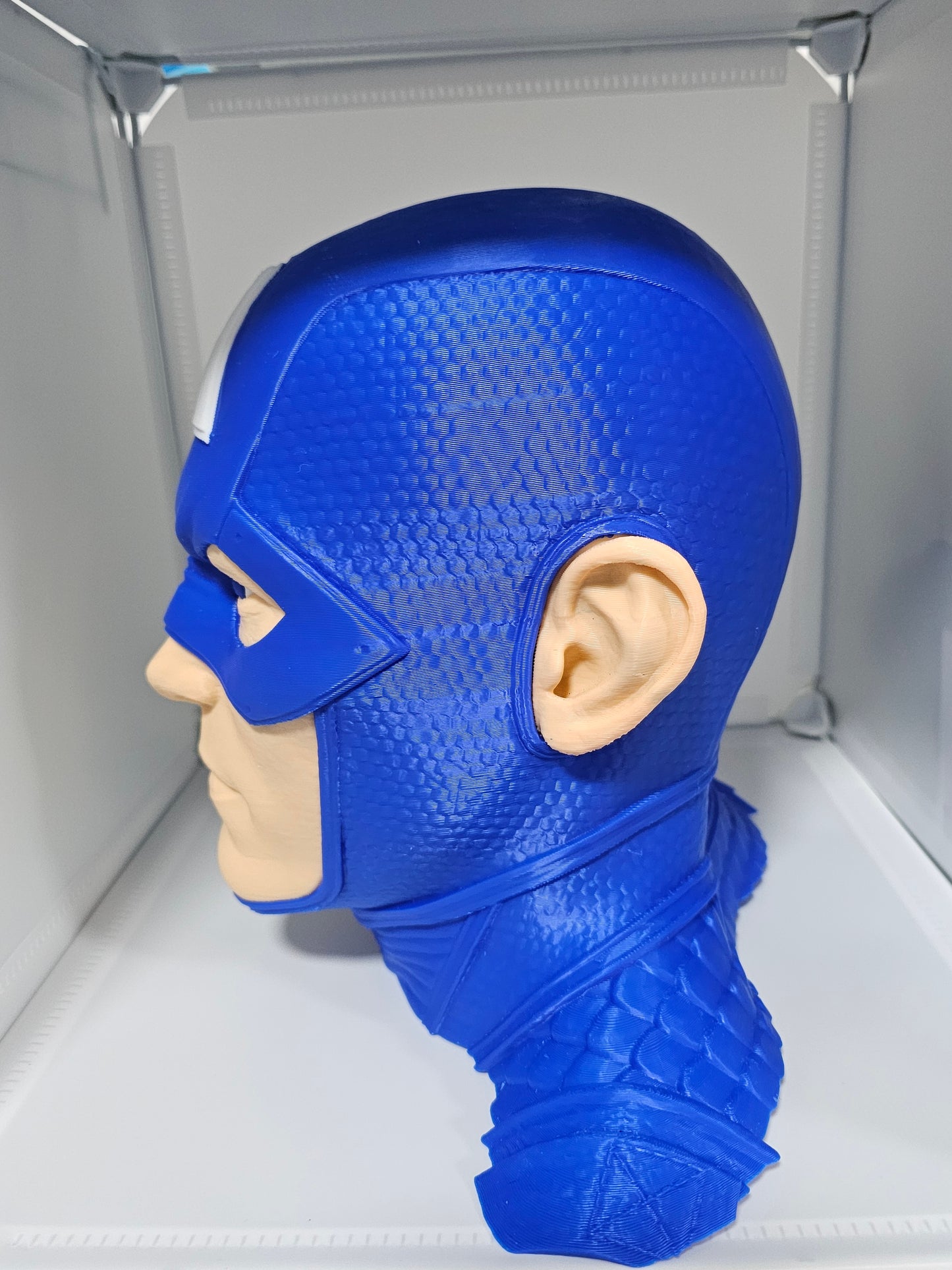 Patriotic Super Soldier Headphones Stand | Unique 3D Printed Headset Holder | Comic Inspired