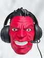 Red Gamma Smash Hero Headphones Stand | 3D Printed | Comics |Bust Decor Collectible | MCU
