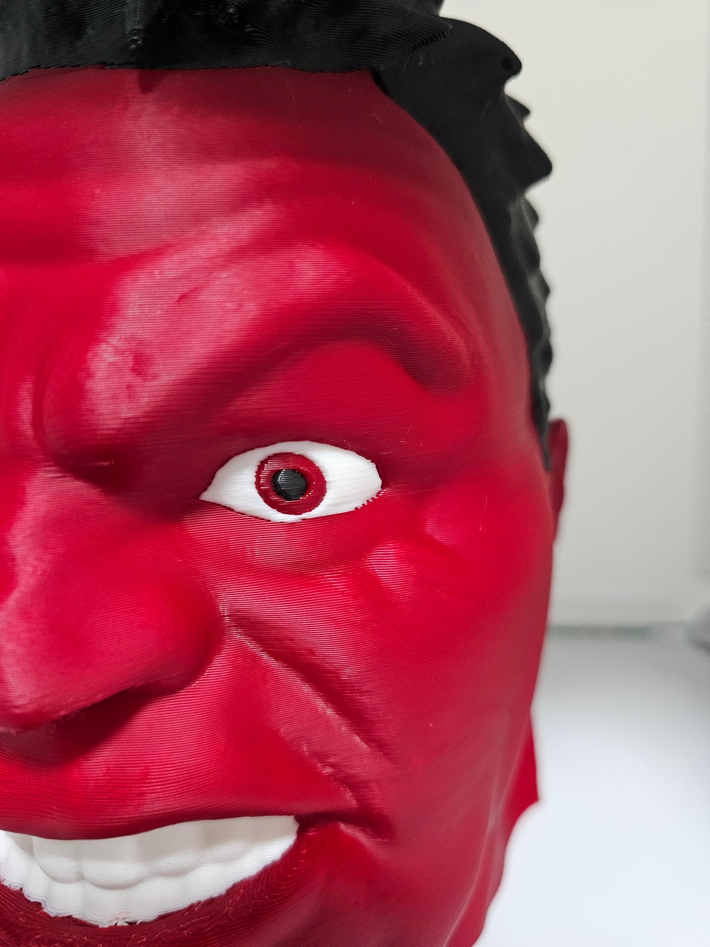 Red Gamma Smash Hero Headphones Stand | 3D Printed | Comics |Bust Decor Collectible | MCU