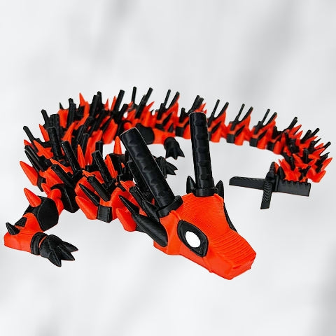 Merc Anti-Hero Articulated Dragon | Red-suited hero | Beast Heroes